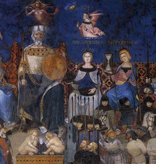 The Good Government allegory by Ambrogio Lorenzetti