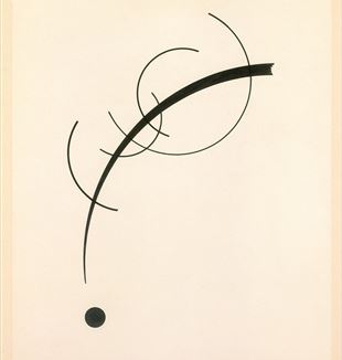 'Free Curve to the Point' by Wassily Kandinsky via Wikimedia Commons
