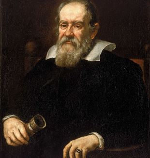 Portrait of Galileo Galilei by Justus Sustermans via Wikimedia Commons
