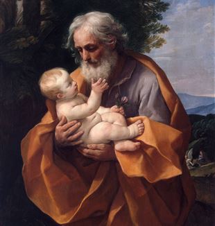 'Saint Joseph with the Infant Jesus' by Guido Reni via Wikimedia Commons