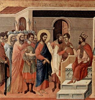 Jesus at Herod's Court. Wikimedia Commons