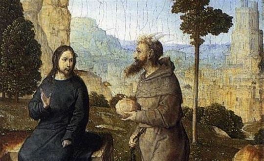 The Temptation of Christ by Juan De Flandes via Wikimedia Commons