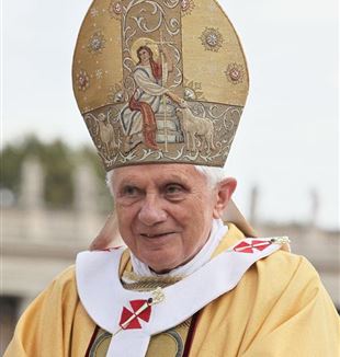 Pope Benedict XVI. Photo by Kancelaria Prezydenta via Wikimedia Commons