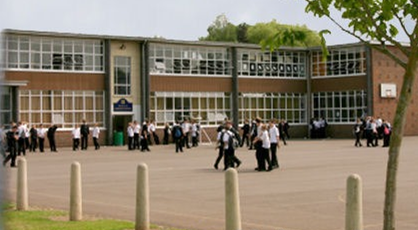 Schoolyard. Via Wikimedia Commons