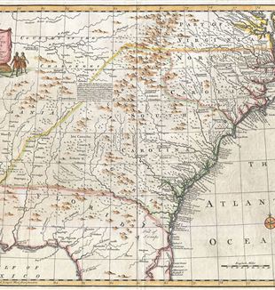 Antique Map of the Southeastern United States. Wikimedia Commons