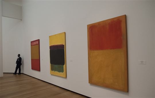 Mark Rothko at the National Gallery of Art (DC). Photo by Ron Cogswell via Flickr