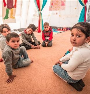 Syrian refugee children in Lebanon