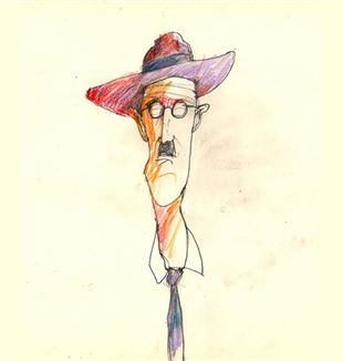 James Joyce (illustration by Roberto Abbiati)