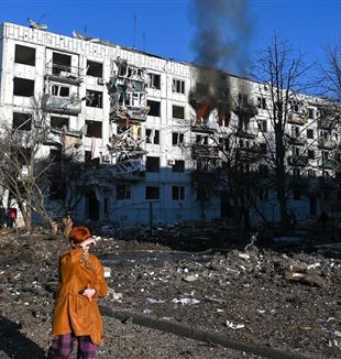 Destruction in Chuhuiv after Russian bombing, Kharkiv region, eastern Ukraine (Photo: Justin Yau/Sipa USA/Mondadori Portfolio)