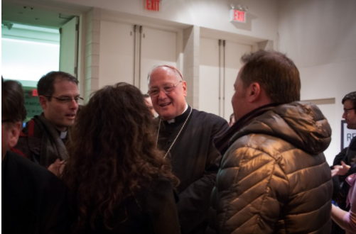 Cardinal Timothy Dolan at the 2015 New York Encounter.