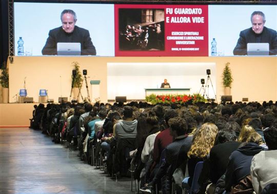 The four thousand university students gathered at the Expo Center, November 17th-19th.