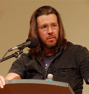 Author David Foster Wallace. Wikimedia Commons