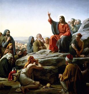 'Sermon on the Mount' by Artist Carl Bloch via Wikimedia Commons