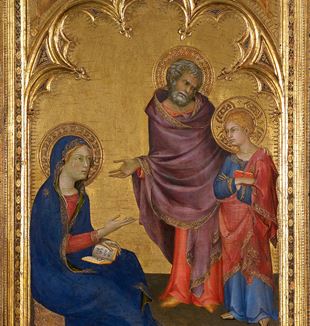 Christ Discovered in the Temple by Artist Simone Martini via Wikimedia Commons