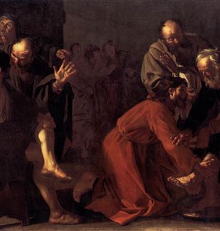 'Christ Washing the Apostles' Feet' by Artist Dirck Van Baburen via Wikimedia Commons