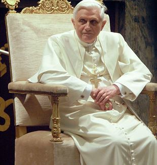 Pope Benedict XVI. Photo by Sergey Kozhukhov via Wikimedia Commons