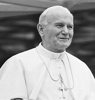 Pope John Paul II. Photo by Rob Croes via Wikimedia Commons