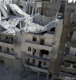 Destruction in Aleppo. Flickr