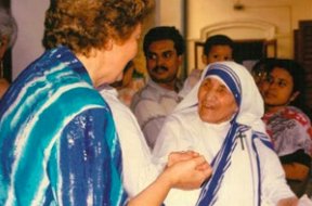 Teresa Volpato and Mother Teresa.