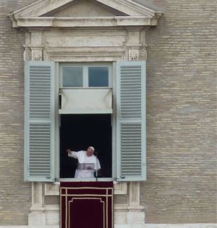 The Angelus with Pope Francis. Wikimedia Commons