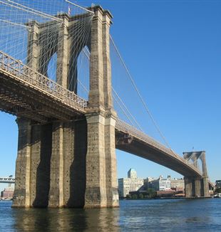 The Brooklyn Bridge. Wikimedia Commons
