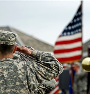 American Soldiers at Departure Ceremony. Flickr