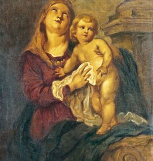 Virgin Mary with Baby Jesus. Wikimedia Commons