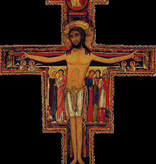 Painted Cross. Wikimedia Commons