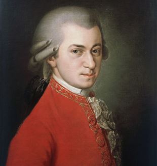 Wolfgang Amadeus Mozart. Wikimedia Commons