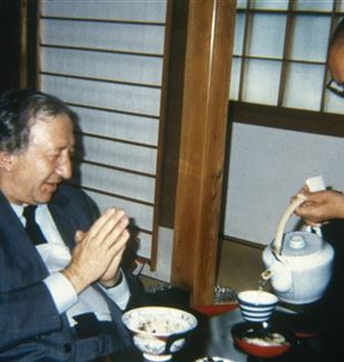 Don Giussani with Shodo Habukawa