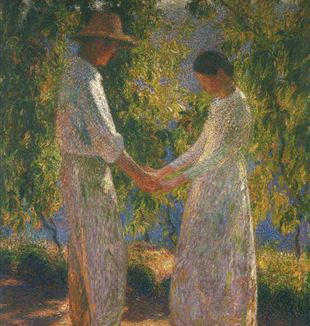 "The Lovers" by Henri-Jean-Guillaume Martin. Via Wikimedia Commons