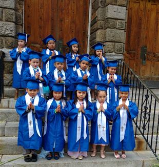 The Count Down to Kindergarten class at St. Agnes, West Chester