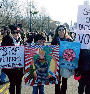 Women's March 2018. Photo by Rob Kall via Wikimedia Commons
