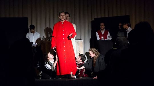 Performance of “The Grand Inquisitor.” (Photo: Anna Arigossi/ICONphotos)