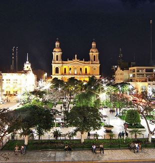 The city of Chiclayo, in Northern Perù