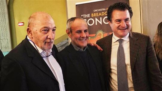 Ilan Gonen, Julián Carrón and Luigi Paccosi