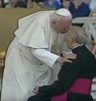 Fr. Giussani and Pope John Paul II