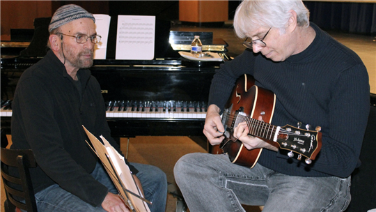 Horowitz with his friend Jonathan Fields