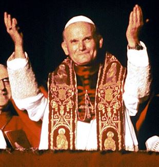 John Paul II on the day of his election