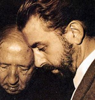 Enzo Piccinini with Fr. Luigi Giussani
