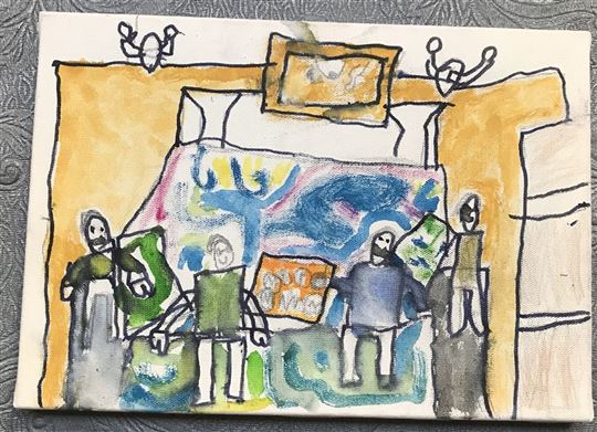 One of the drawings published on ''O céu em nossa casa''