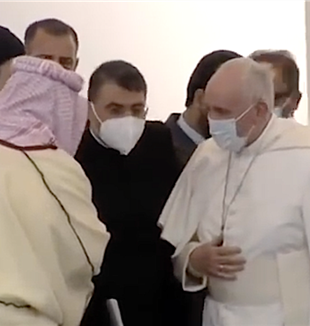 The Pope in the Plain of Ur for an interreligious meeting