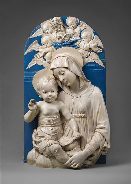 Luca Della Robbia, Virgin and Child, c.1470–75, Metropolitan Museum of Art New York