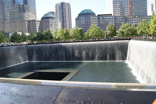 Ground Zero memorial (Photo: Wikimedia Commons)