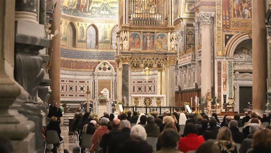 Mass for Fr. Giussani in St. John in Lateran in Rome (Photo: Vito Sidoti)