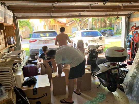 Preparing packages for Venezuela