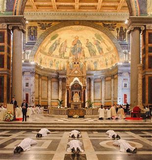 Ordinations of the Fraternity of St. Charles. Rome, Basilica of San Paolo fuori le Mura, July 2, 2022 (© Carlo Colombo)