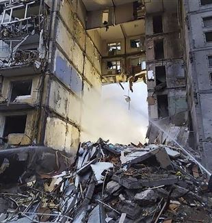 The devastation in Zaporizhzhia after the latest Russian attacks (©Ansa)