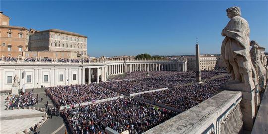 Pope Francis' audience with CL, October 15, 2022 (Photo: Massimo Quattrucci/Fraternità CL)