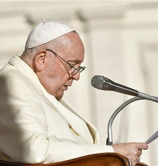 Pope Francis at the 22 November Audience (Vatican Media/Catholic Press Photo)